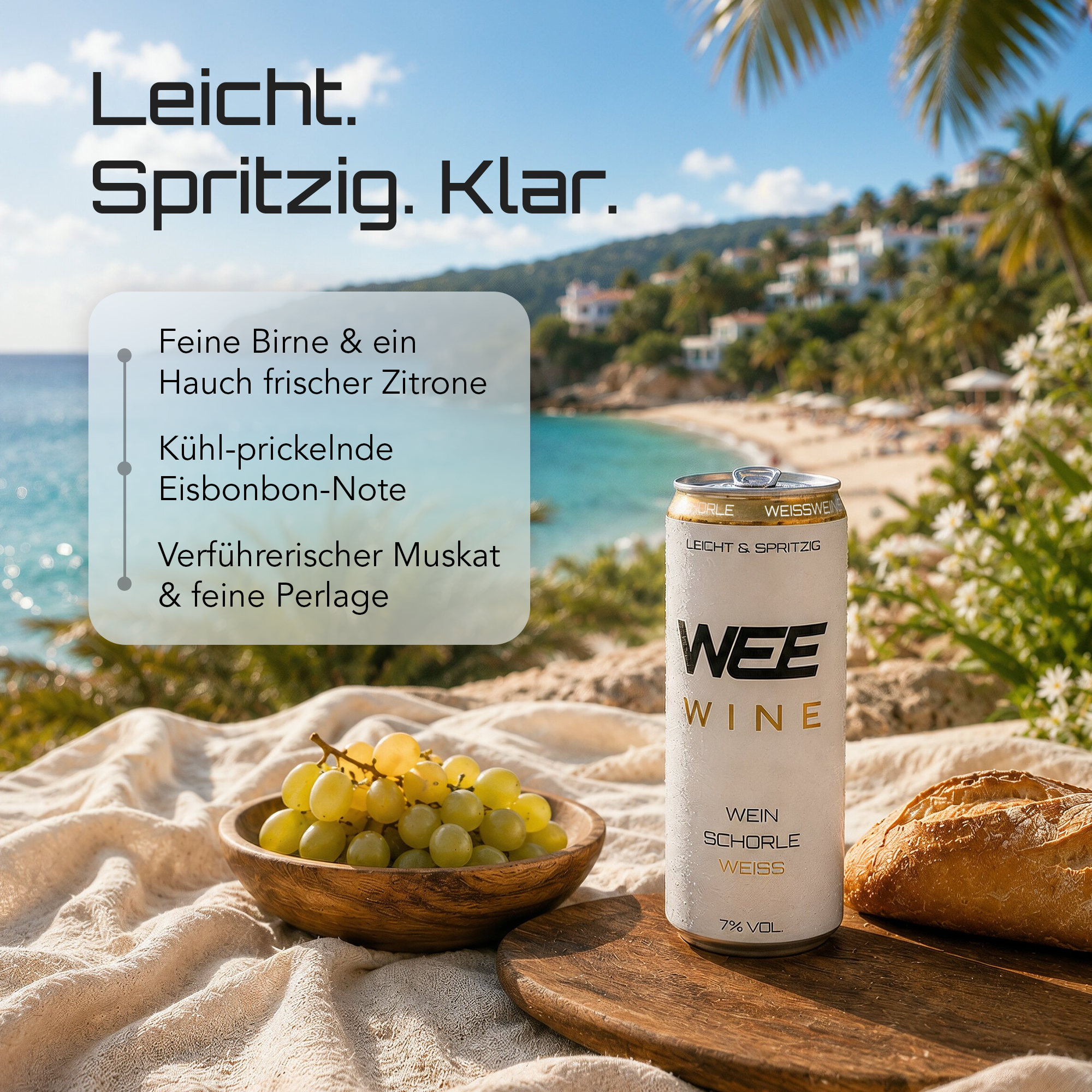 WEE MIX – Probierpaket | 12-Pack (4x Rosé, 4x Weiß, 4x Secco)