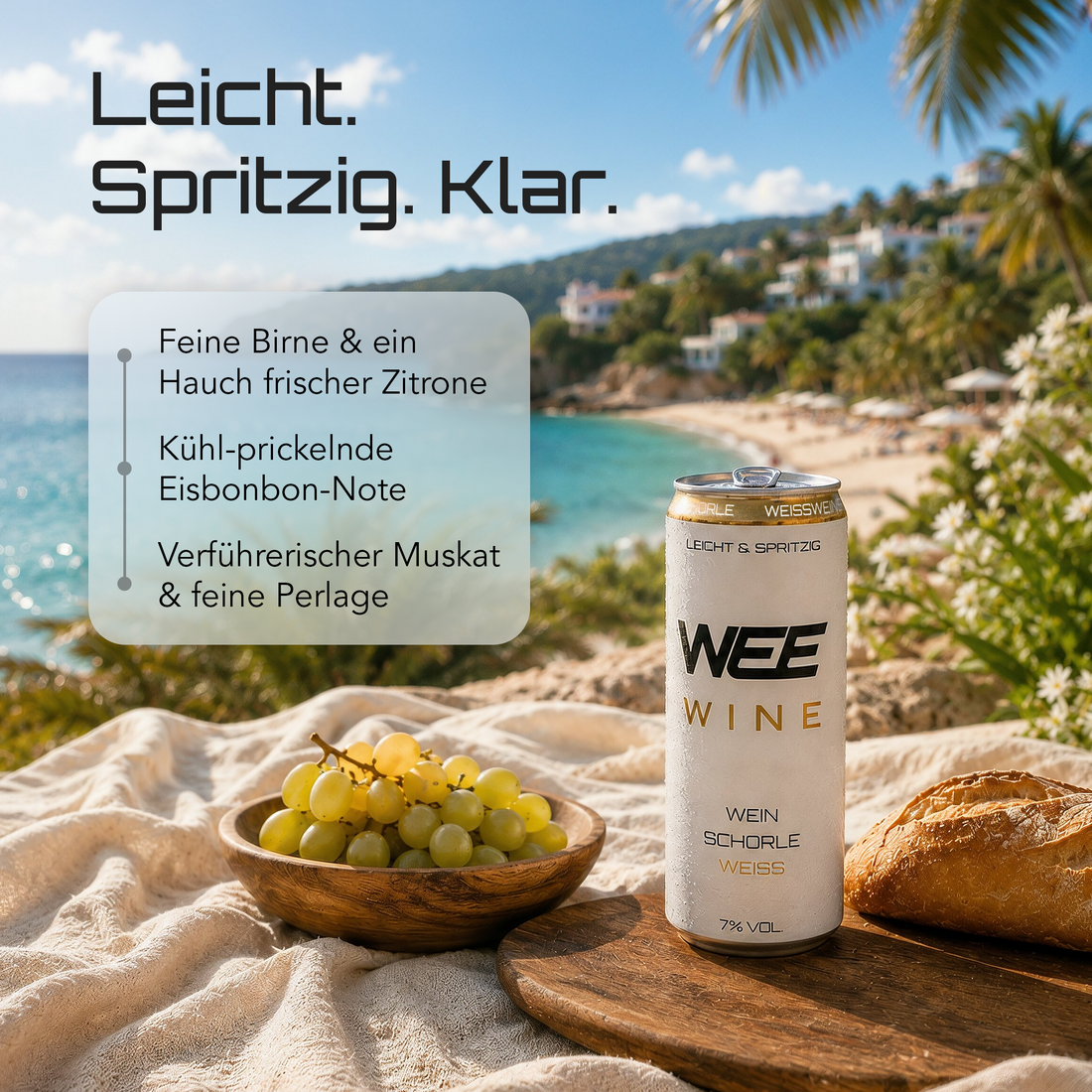 WEE MIX – Probierpaket | 12-Pack (4x Rosé, 4x Weiß, 4x Secco)