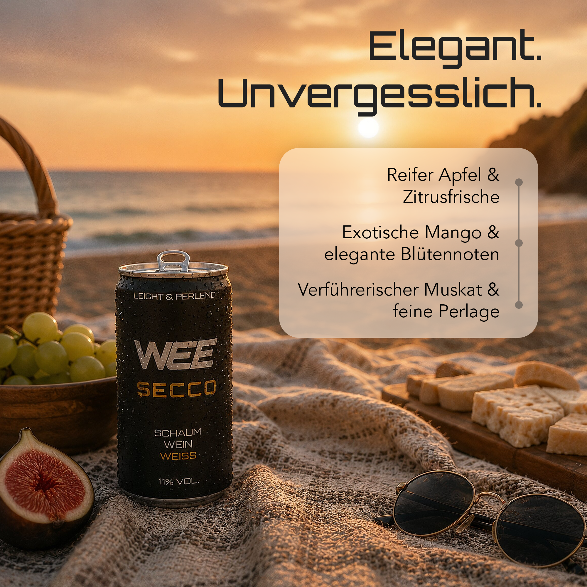WEE MIX – Probierpaket | 12-Pack (4x Rosé, 4x Weiß, 4x Secco)