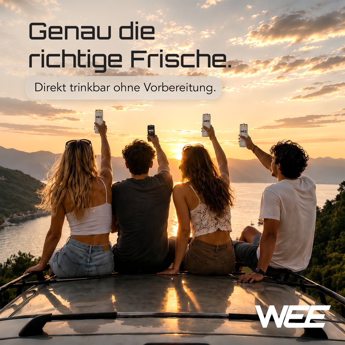 WEE MIX – Probierpaket | 12-Pack (4x Rosé, 4x Weiß, 4x Secco)