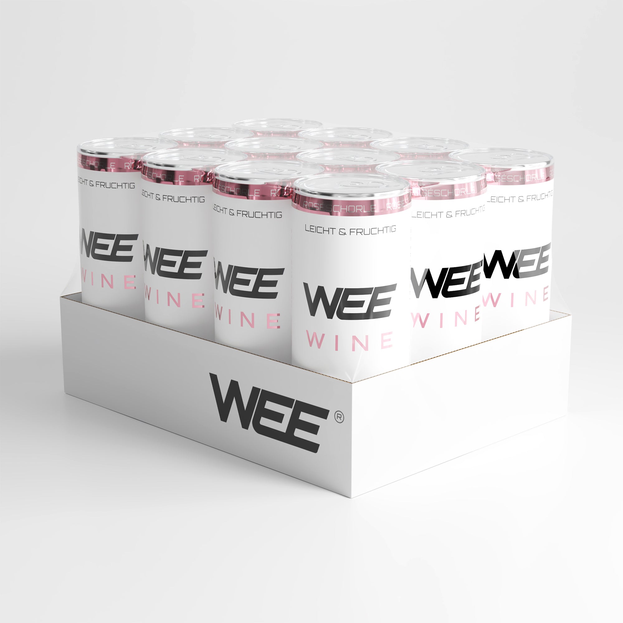 WEE WINE – Premium Weinschorle Rosé | 0,25 l Dose