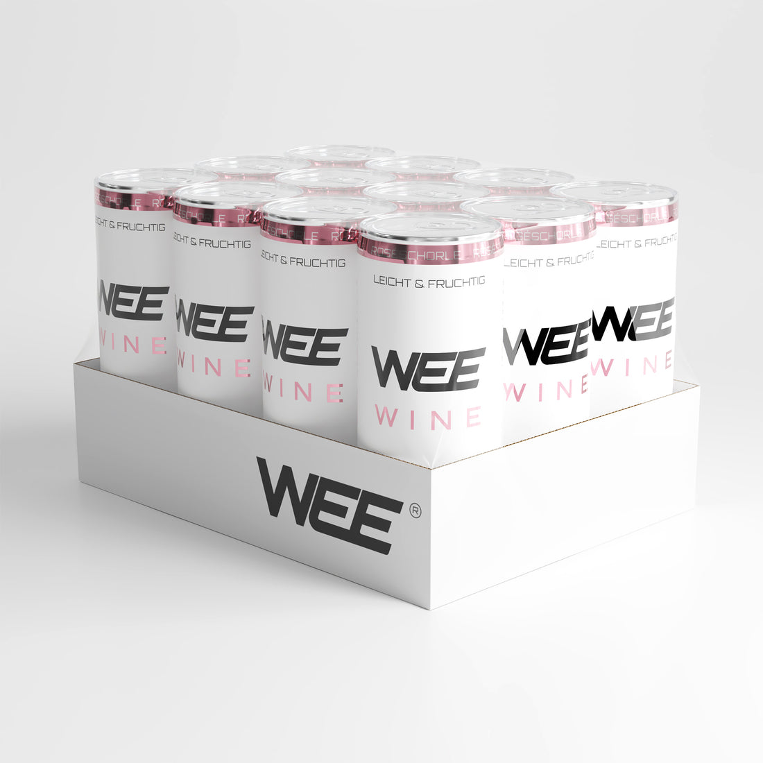WEE WINE – Premium Weinschorle Rosé | 0,25 l Dose