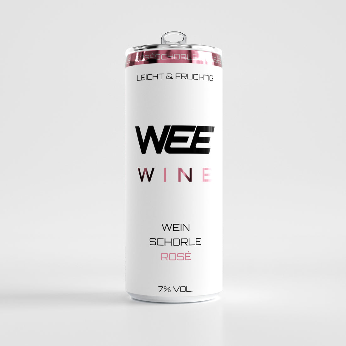 WEE WINE – Premium Weinschorle Rosé | 0,25 l Dose