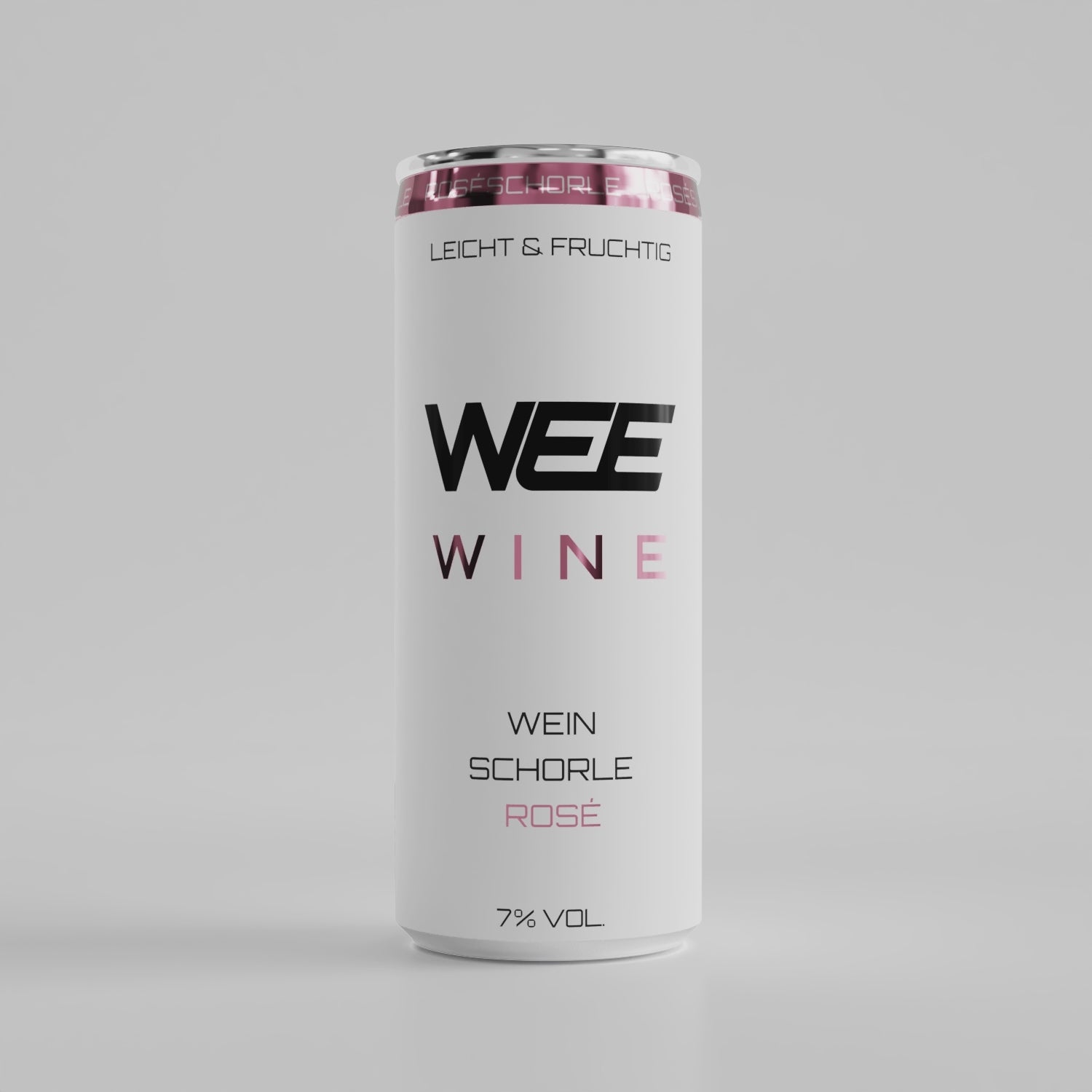WEE WINE – Premium Weinschorle Rosé | 0,25 l Dose