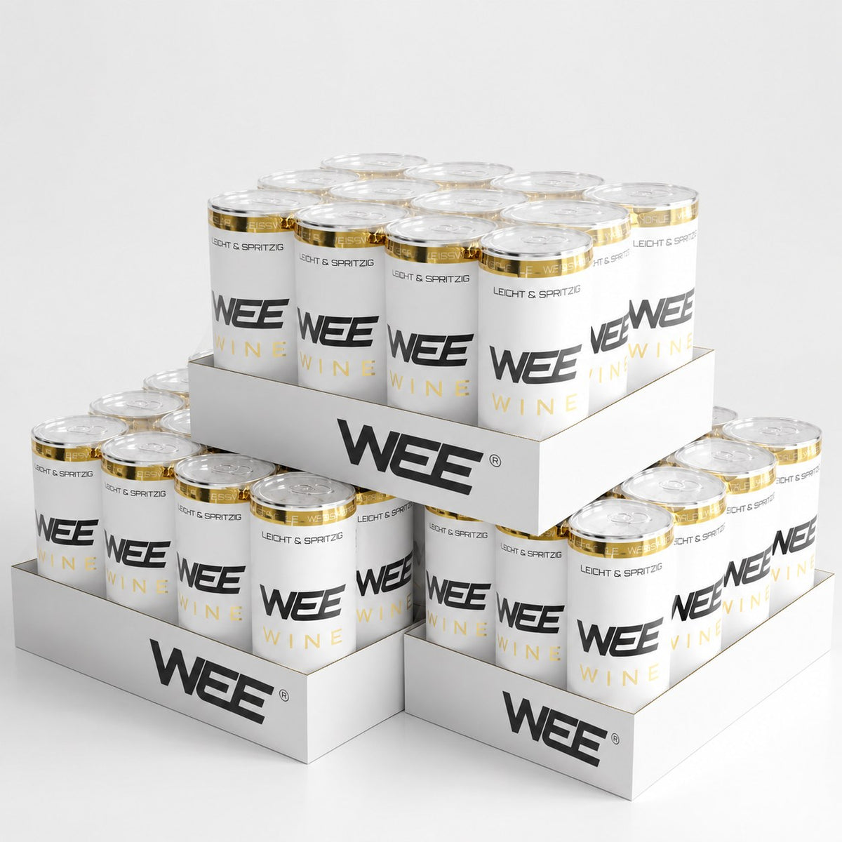 WEE WINE – Premium Weinschorle Weiß | 0,25 l Dose
