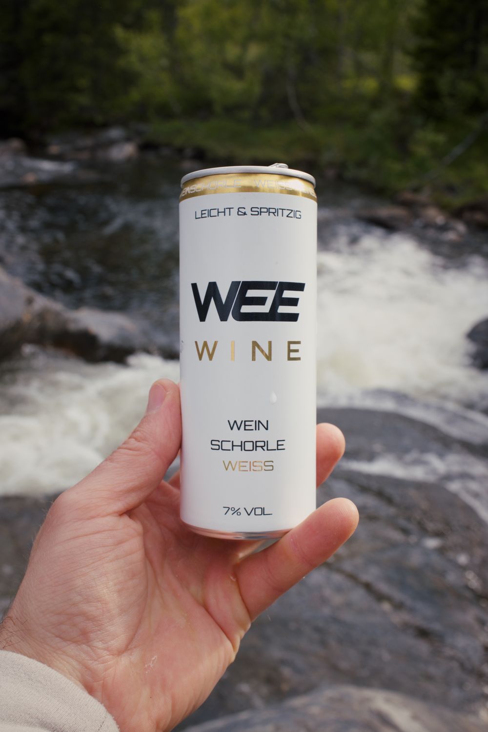 WEE WINE – Premium Weinschorle Weiß | 0,25 l Dose